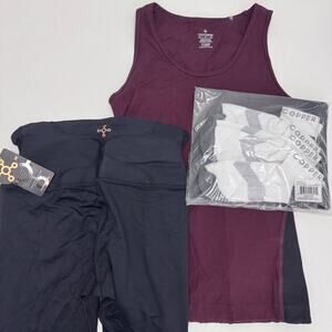 NEW Tommie Copper Women's Compression Workout Outfit BUNDLE size M Performance